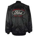 NASCAR (Auburn) - Ford Commercial Truck Spell-Out Satin Jacket 1990s XX-Large
