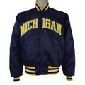 Starter - Michigan Wolverines Satin Jacket 1990s Medium Vintage Retro