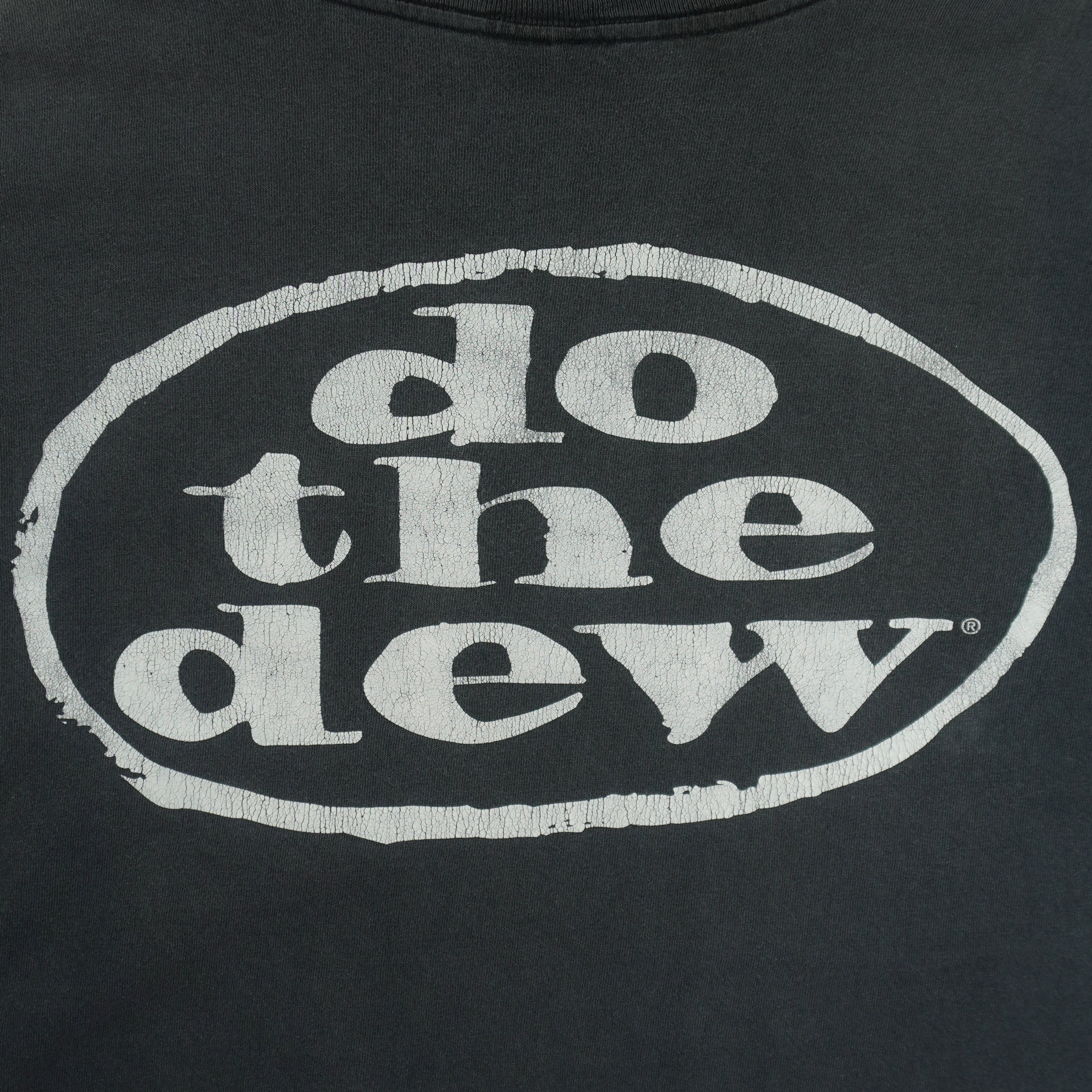 Vintage (Mountain Dew) - Do The Dew Spell-Out T-Shirt 1990s Large/X-Large Vintage Retro