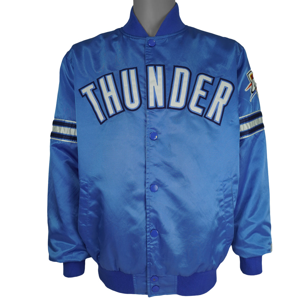 Starter - NBA Oklahoma City Thunder Bomber Jacket 1990s Medium Vintage Retro Basketball