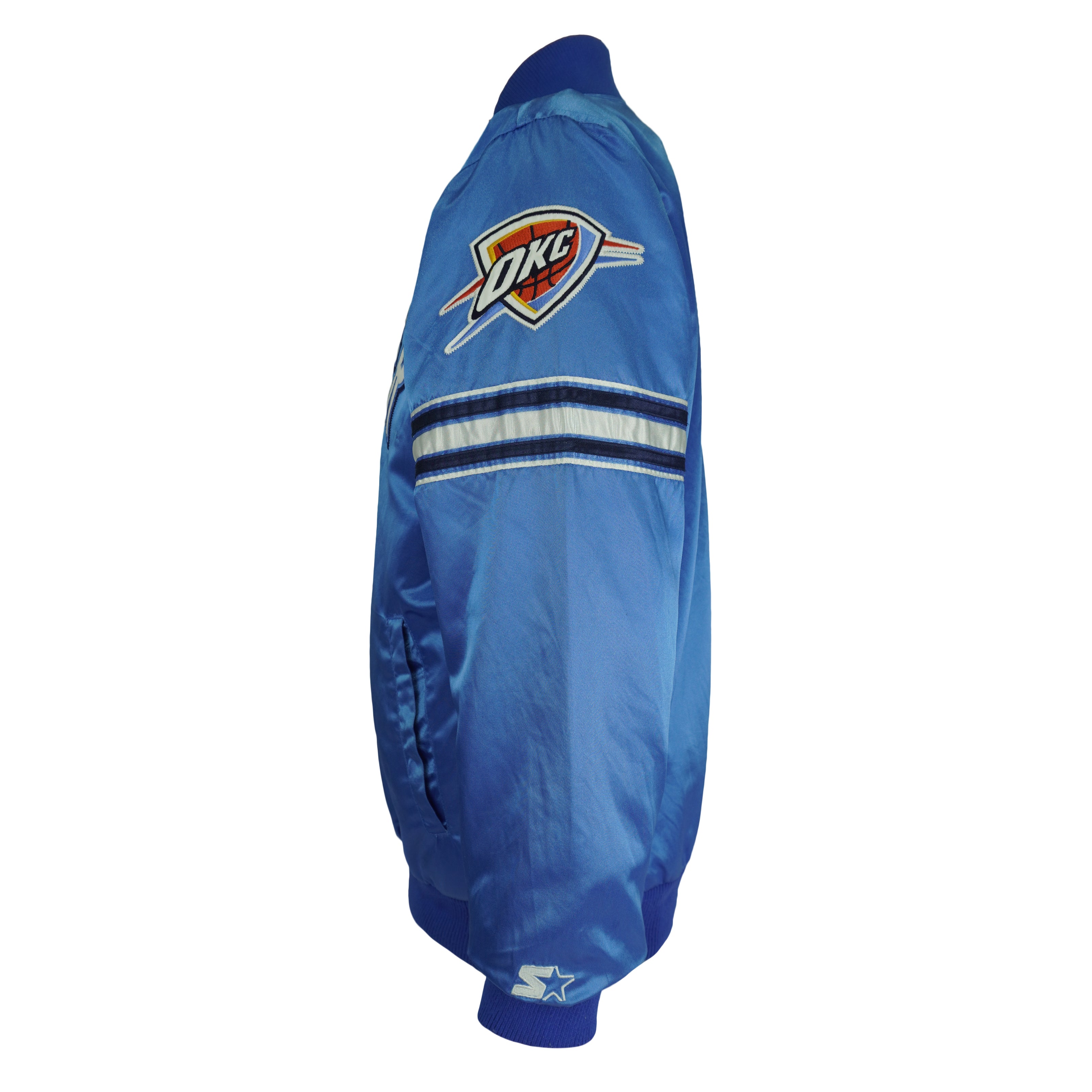 Starter - NBA Oklahoma City Thunder Bomber Jacket 1990s Medium Vintage Retro Basketball