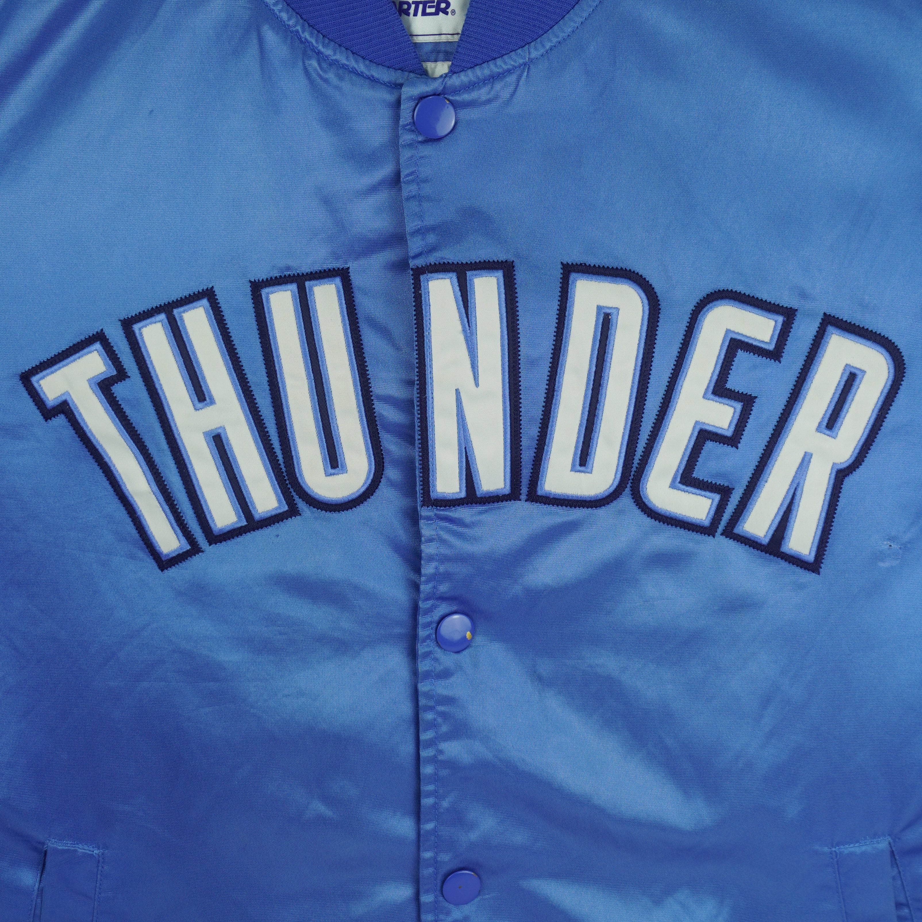 Starter - NBA Oklahoma City Thunder Bomber Jacket 1990s Medium Vintage Retro Basketball