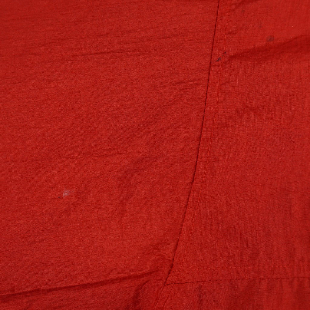 Vintage (Marlboro) - Red 1/4 Zip Pullover Packable Windbreaker 1990s X-Large Vintage Retro