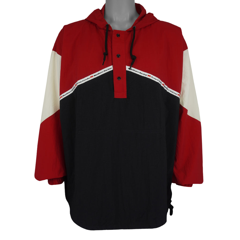 Vintage (Marlboro) - Team Penske Hooded Windbreaker 1990s X-Large Vintage Retro