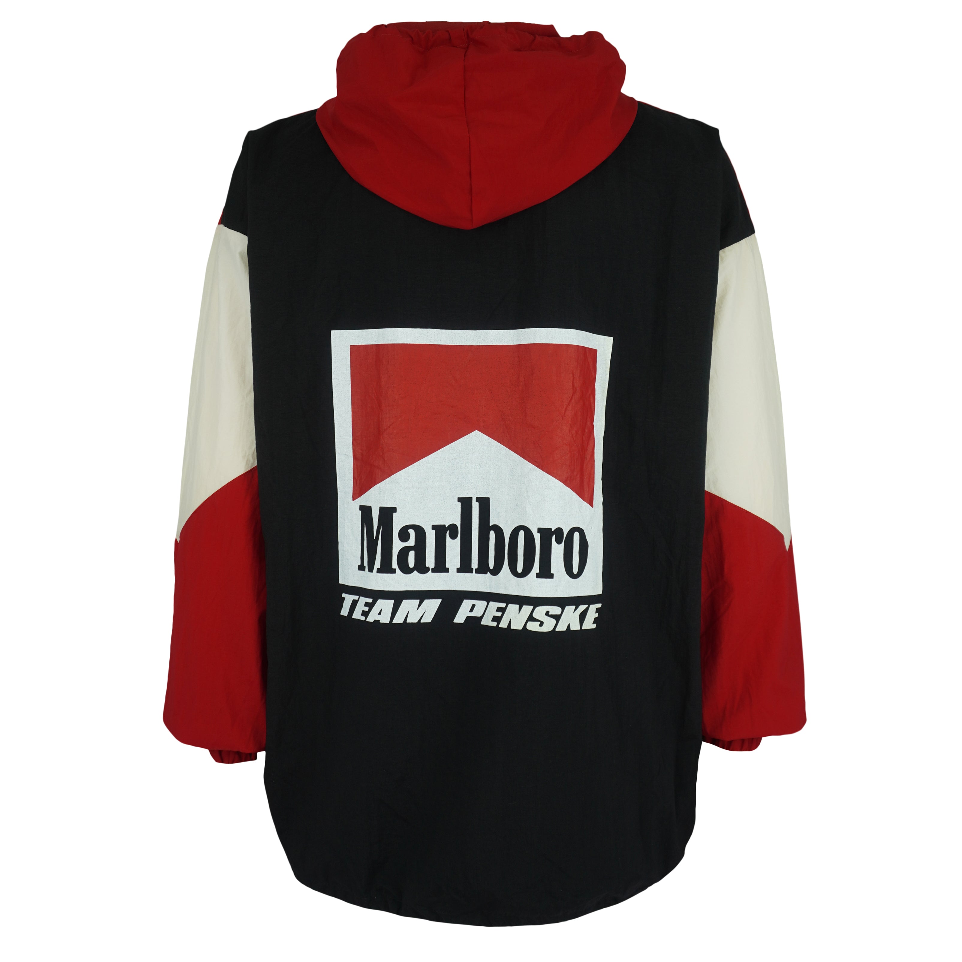 Vintage (Marlboro) - Team Penske Hooded Windbreaker 1990s X-Large Vintage Retro