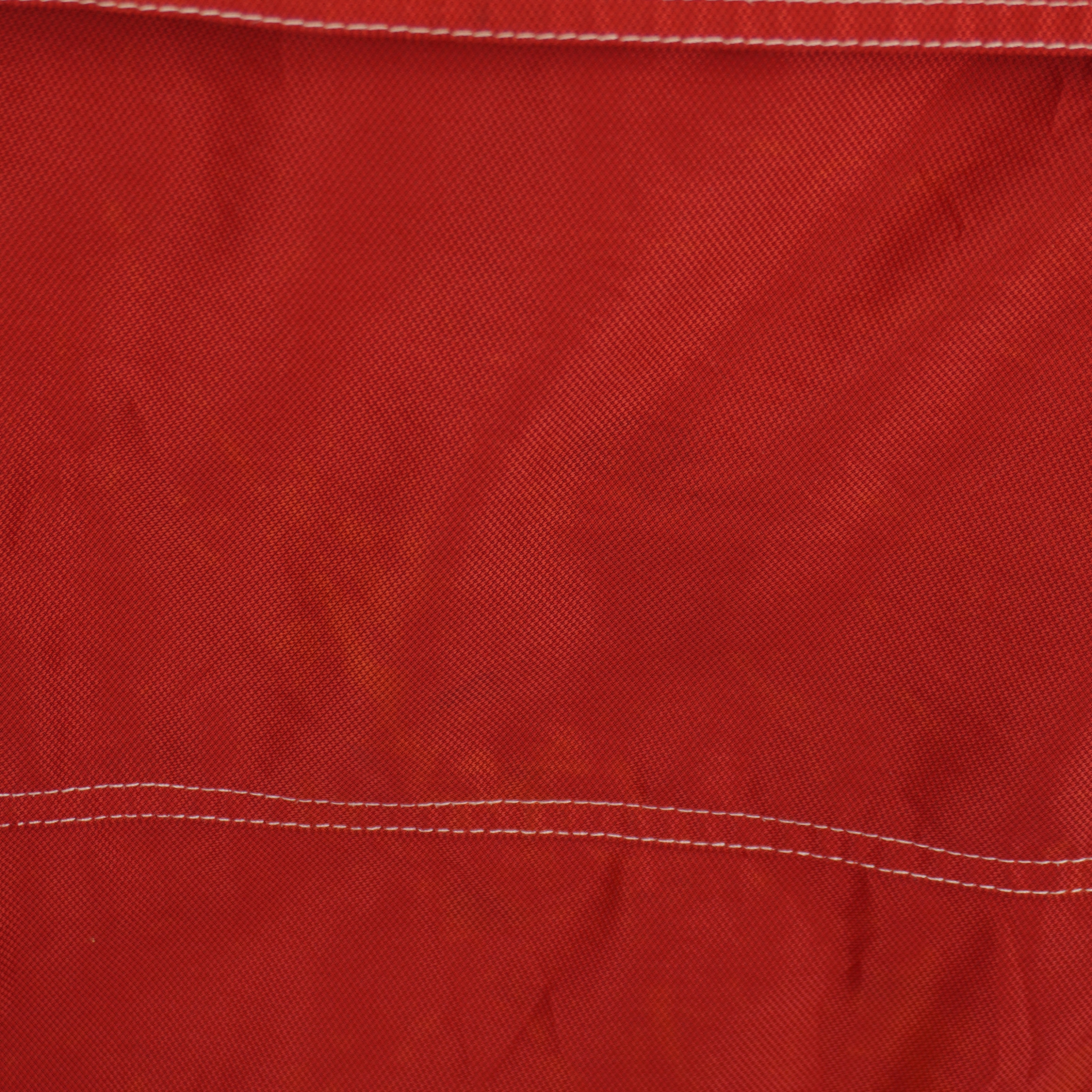 Tommy Hilfiger - Red Athletics 1/4 Zip-Up Hooded Windbreaker 1990s Large Vintage Retro