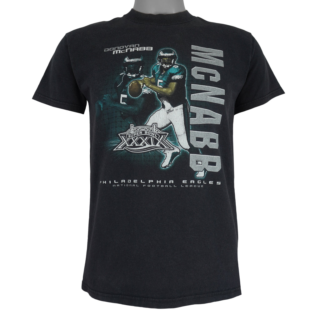 NFL (Majestic) - Philadelphia Eagles MCNABB #5 T-Shirt 2000s Large Vintage Retro Football