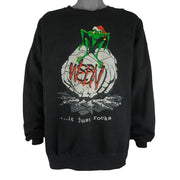 Vintage - WEBN Cincinnati Rock Radio Station Crew Neck Sweatshirt 1990s X-Large Vintage Retro
