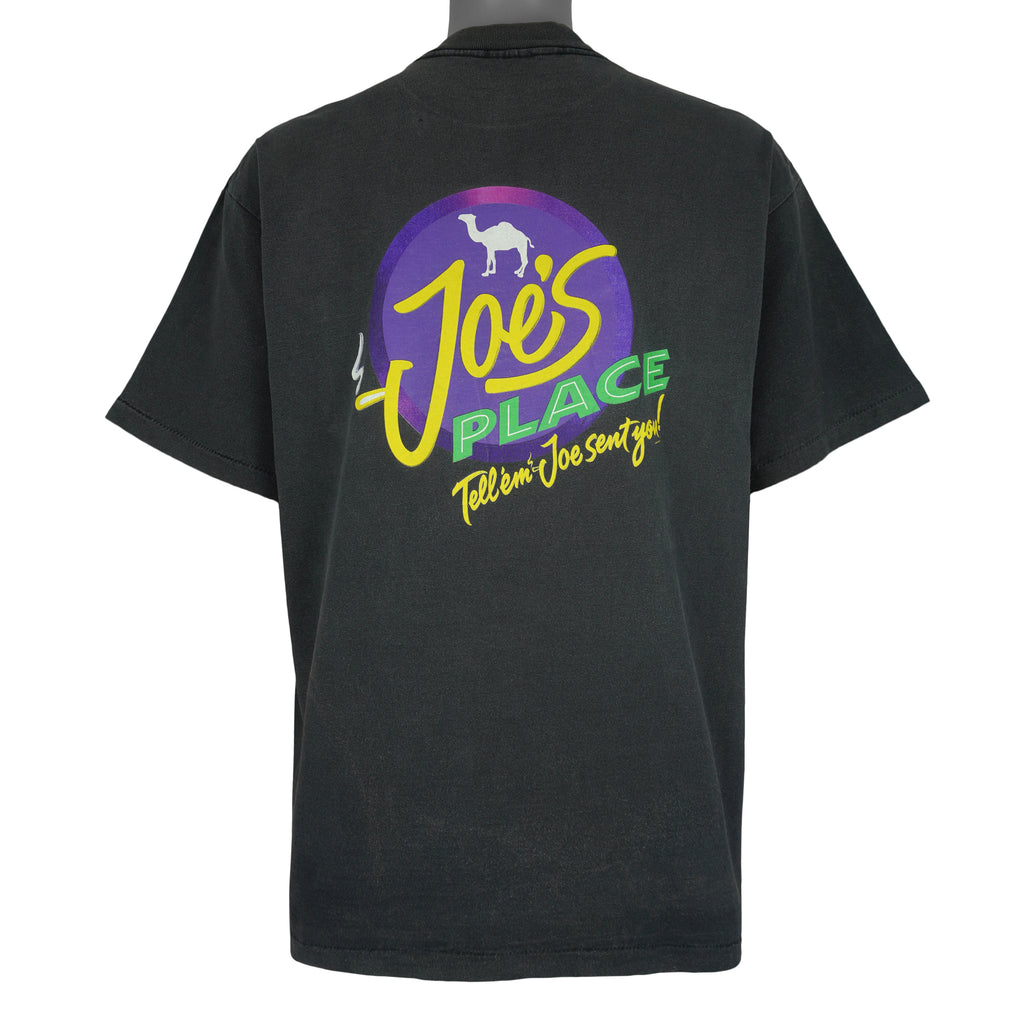 Vintage (Camel) - Joe's Place Tell Em Joe Sent You T-Shirt 1990s X-Large Vintage Retro