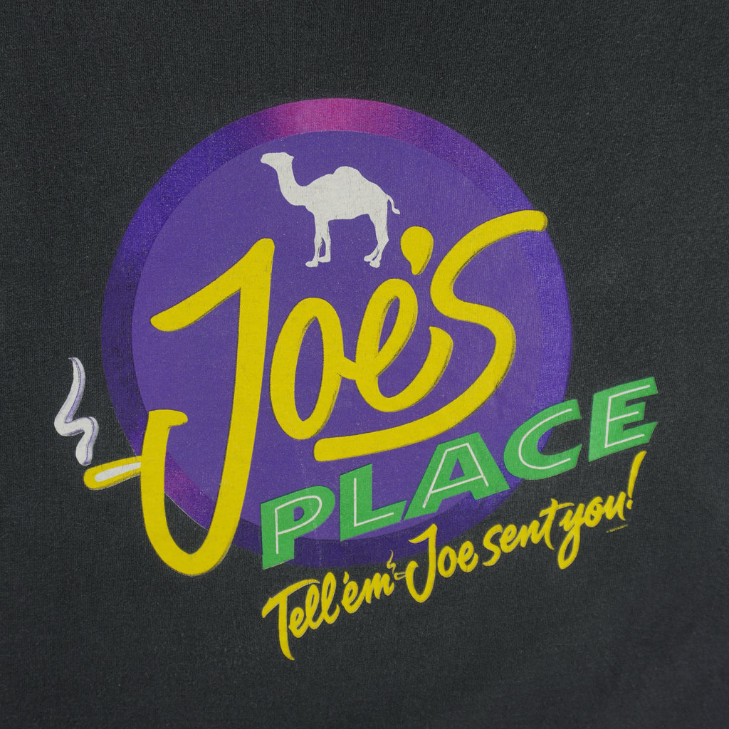 Vintage (Camel) - Joe's Place Tell Em Joe Sent You T-Shirt 1990s X-Large Vintage Retro