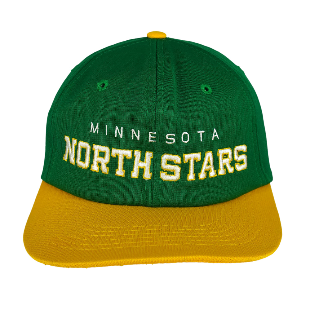 NHL - Minnesota North Stars Ted Fletcher Snapback Hat 1980s OSFA Vintage Retro Hockey
