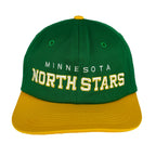 NHL - Minnesota North Stars Ted Fletcher Snapback Hat 1980s OSFA Vintage Retro Hockey