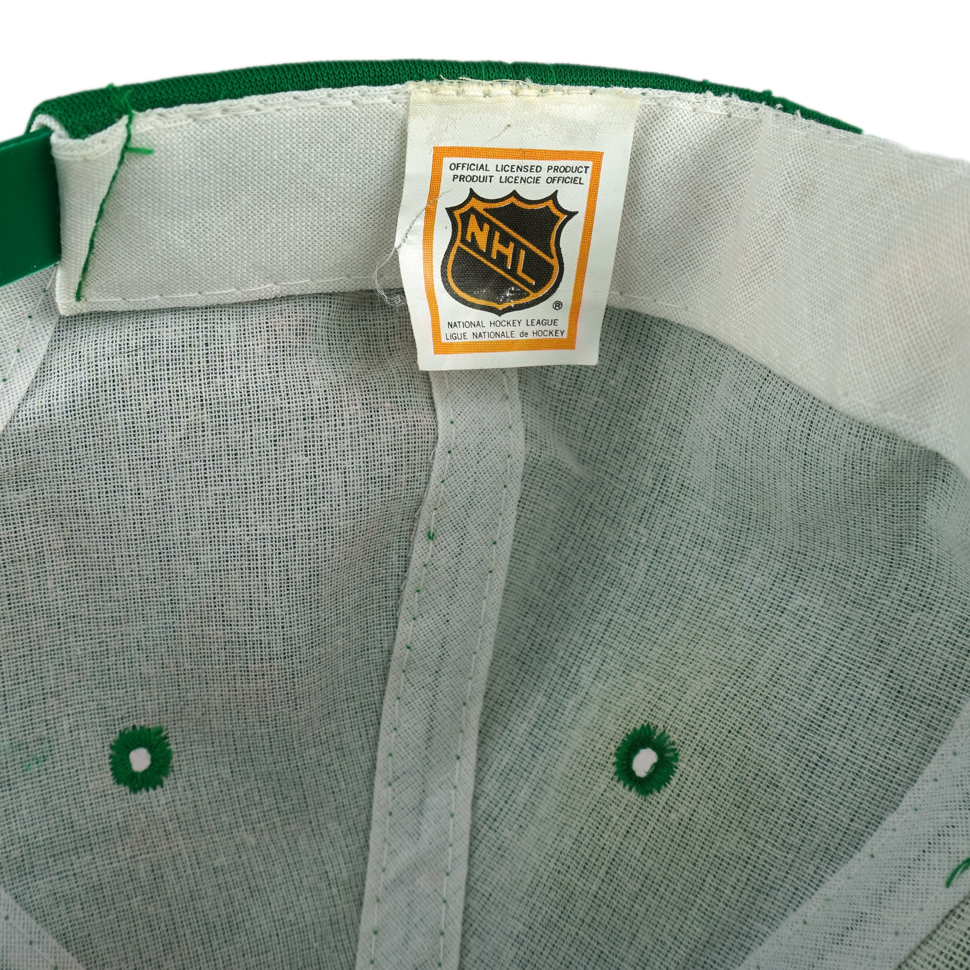 NHL - Minnesota North Stars Ted Fletcher Snapback Hat 1980s OSFA Vintage Retro Hockey