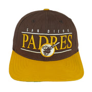 MLB (American Needle) - San Diego Padres Embroidered Snapback Hat 1990s OSFA Vintage Retro Baseball