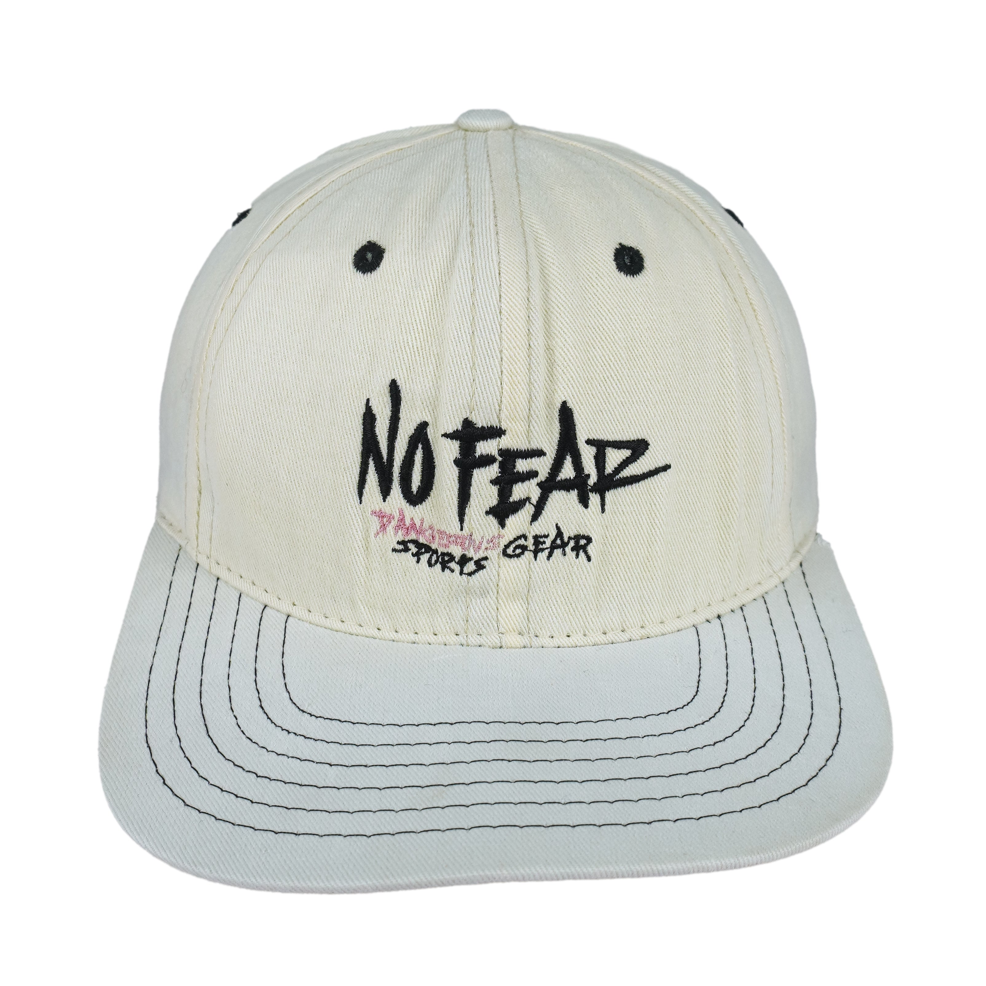 Vintage (No Fear) - Dangerous Sports Gear Embroidered Snapback Hat 1990s OSFA Vintage Retro