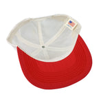 Budweiser - King of Beers Embroidered Snapback Hat 1990s OSFA Vintage Retro