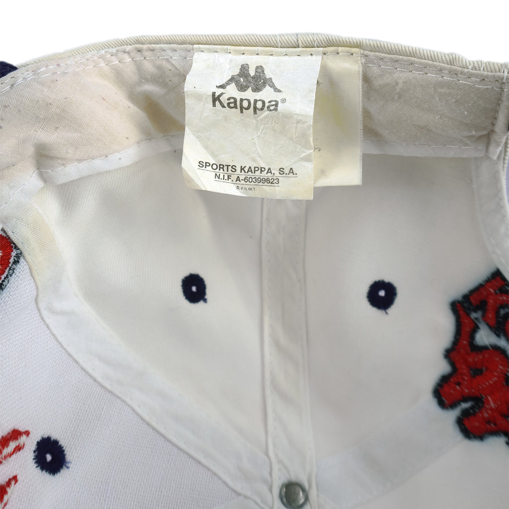 Kappa - Athletic Spell-Out Strapback Hat 1990s OSFA Vintage Retro