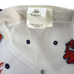 Kappa - Athletic Spell-Out Strapback Hat 1990s OSFA Vintage Retro