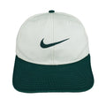 Nike - White Big Logo Snapback Hat 1990s OSFA Vintage Retro