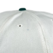 Nike - White Big Logo Snapback Hat 1990s OSFA Vintage Retro