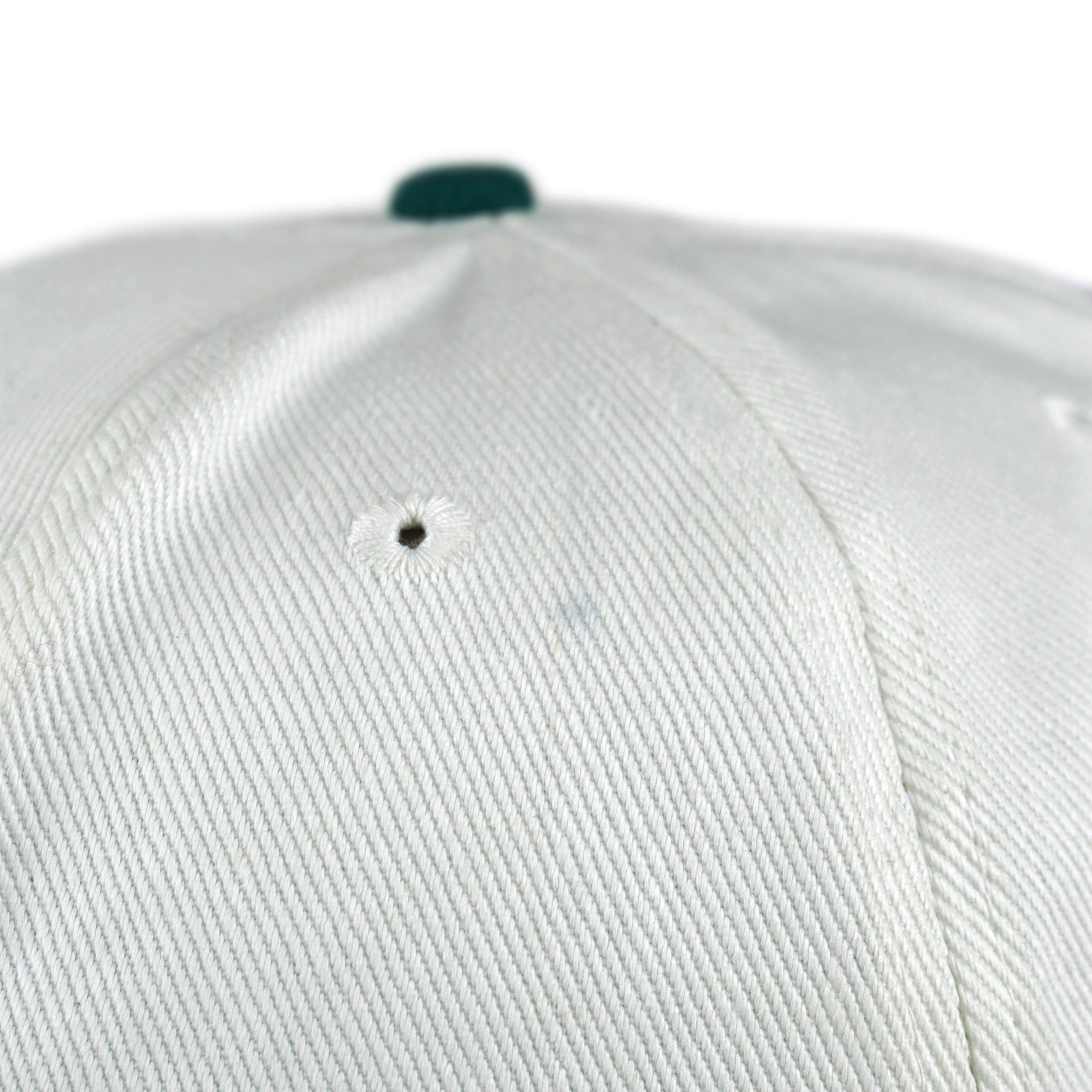 Nike - White Big Logo Snapback Hat 1990s OSFA Vintage Retro