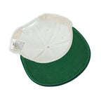 Nike - White Big Logo Snapback Hat 1990s OSFA Vintage Retro