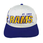NFL (Sports Specialties) - St. Louis Rams Snapback Hat 1999 OSFA Vintage Retro Football
