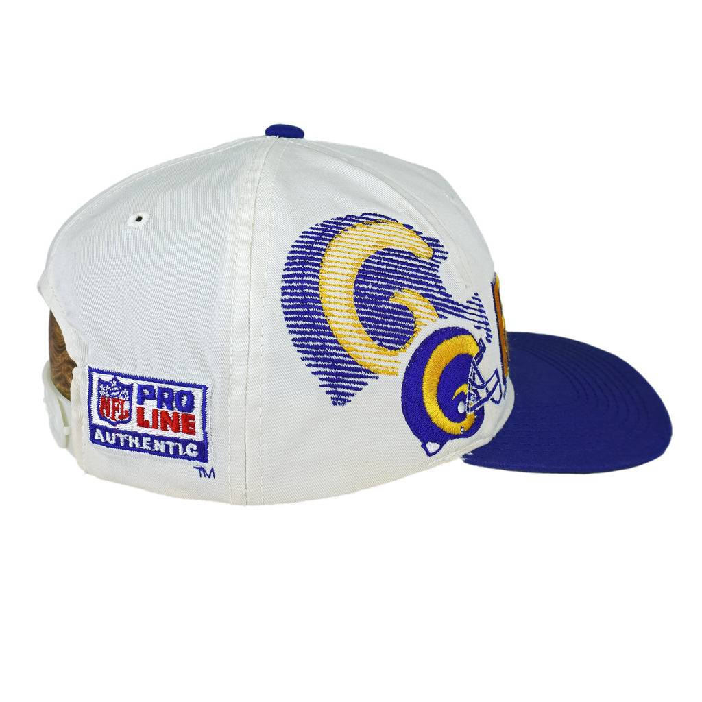 NFL (Sports Specialties) - St. Louis Rams Snapback Hat 1999 OSFA Vintage Retro Football