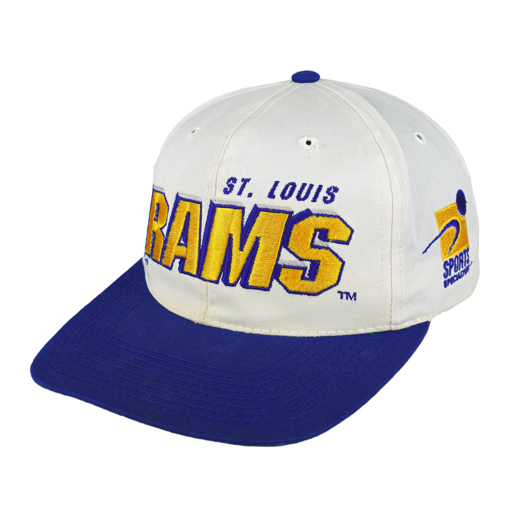 NFL (Sports Specialties) - St. Louis Rams Snapback Hat 1999 OSFA Vintage Retro Football