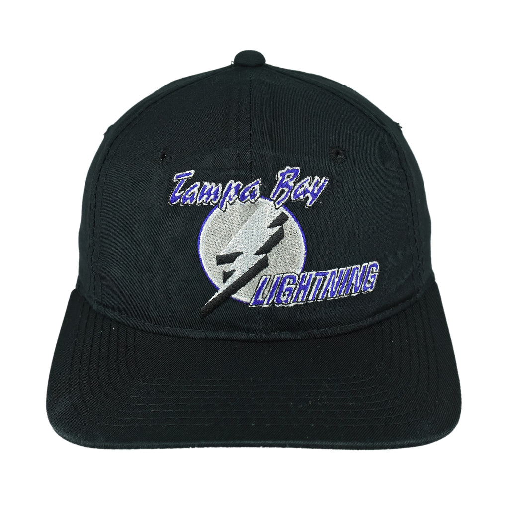 NHL (The G Cap) - Tampa Bay Lightning Snapback Hat 1990s OSFA