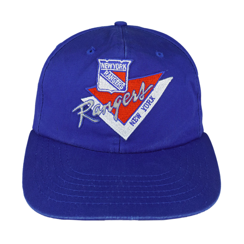NHL - New York Rangers Embroidered Snapback Hat 1990s OSFA Vintage Retro Hockey