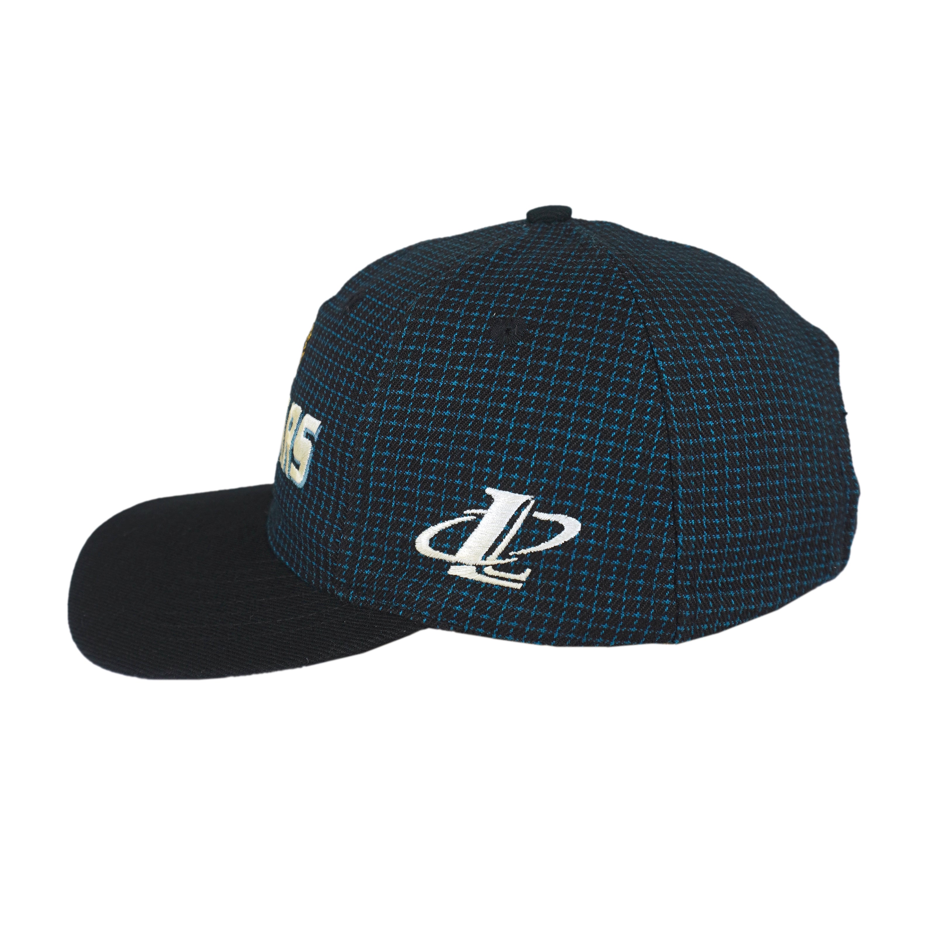 NFL (Logo Athletic) - Jacksonville Jaguars Plaid Adjustable Hat 1990s OSFA Vintage Retro Football