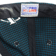 NFL (Logo Athletic) - Jacksonville Jaguars Plaid Adjustable Hat 1990s OSFA Vintage Retro Football