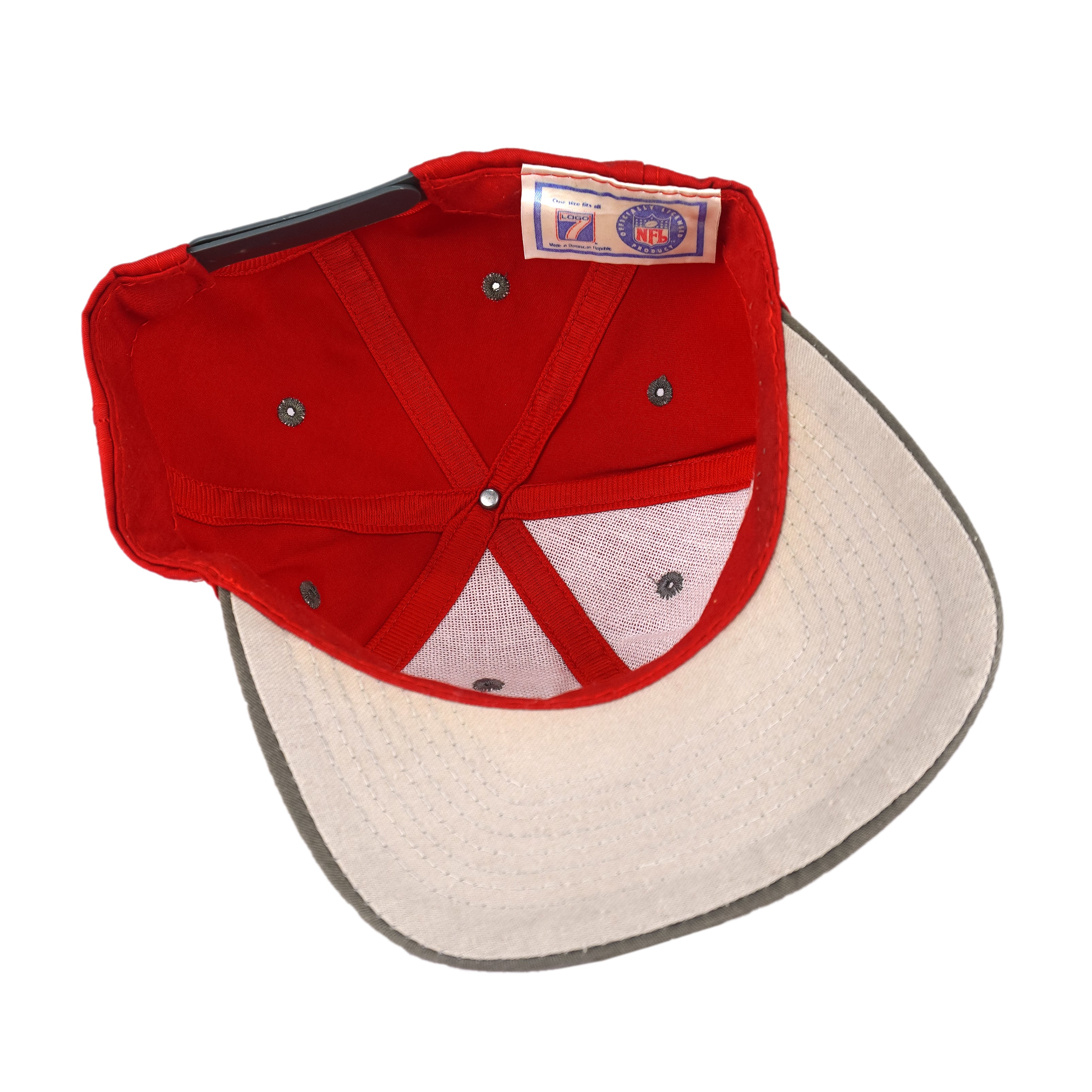 NFL (Logo 7) - Tampa Bay Buccaneers Snapback Hat 1990s OSFA Vintage Retro Football