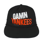 Vintage (Otto)- Damn Yankees Spell-Out Strapback Hat 1990 OSFA Vintage Retro