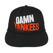 Vintage (Otto)- Damn Yankees Spell-Out Strapback Hat 1990 OSFA Vintage Retro