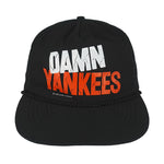 Vintage (Otto)- Damn Yankees Spell-Out Strapback Hat 1990 OSFA