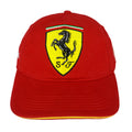 Ferrari - Scuderia Ferrari x Shell Helix Racing Strapback Hat 1990s OSFA Vintage Retro