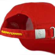 Ferrari - Scuderia Ferrari x Shell Helix Racing Strapback Hat 1990s OSFA Vintage Retro