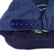 Reebok - Blue Embroidered Logo Snapback Hat 1990s OSFA Vintage Retro