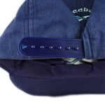 Reebok - Blue Embroidered Logo Snapback Hat 1990s OSFA Vintage Retro