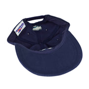 Reebok - Blue Embroidered Logo Snapback Hat 1990s OSFA Vintage Retro