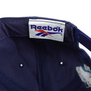 Reebok - Blue Embroidered Logo Snapback Hat 1990s OSFA Vintage Retro