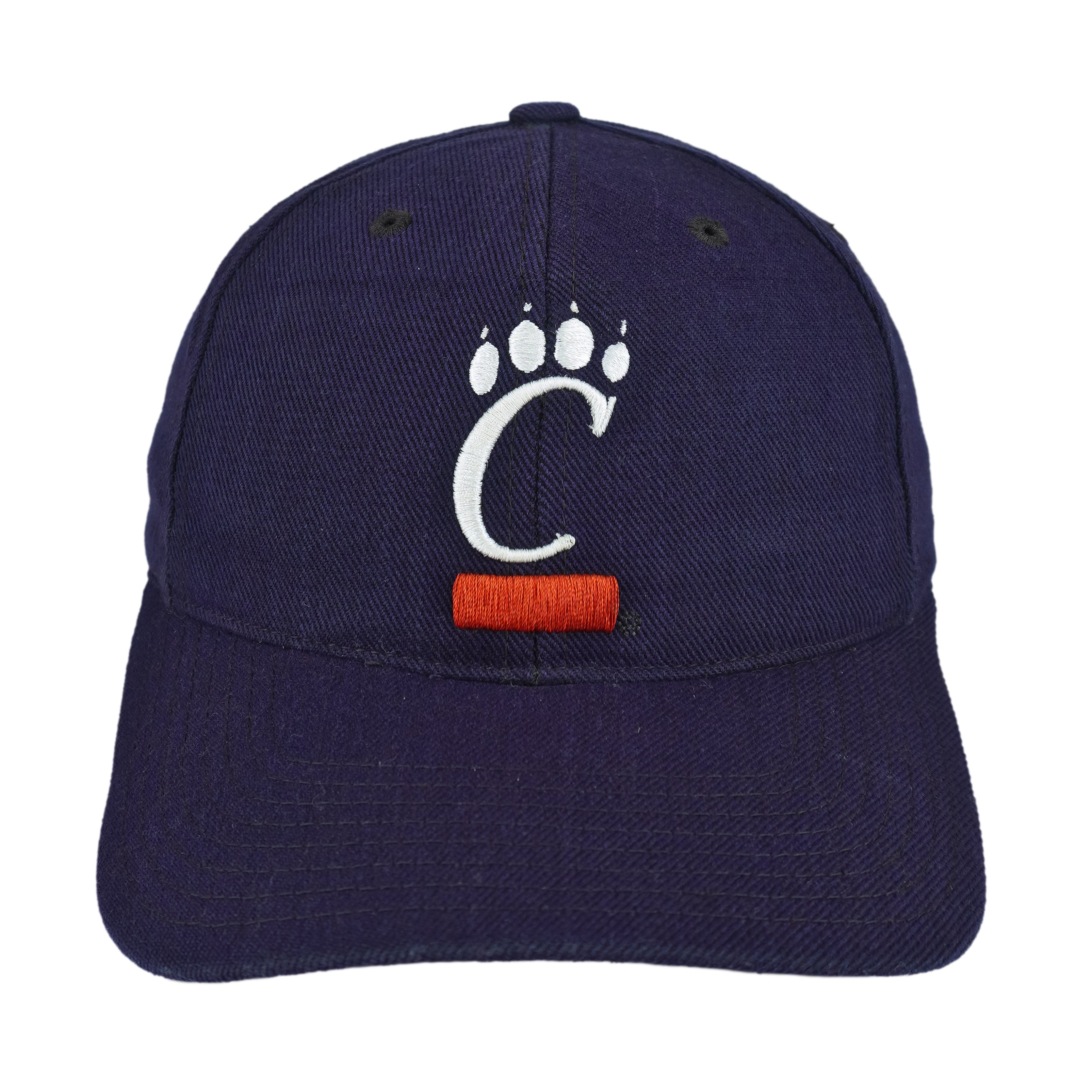 NCAA - Cincinnati Bearcats Embroidered Logo Fitted Hat 1990s OSFA Vintage Retro