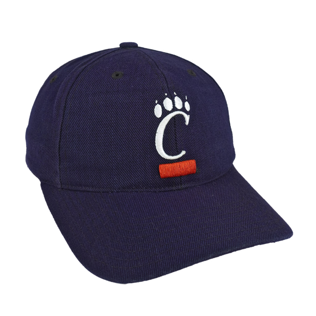 NCAA - Cincinnati Bearcats Embroidered Logo Fitted Hat 1990s OSFA Vintage Retro