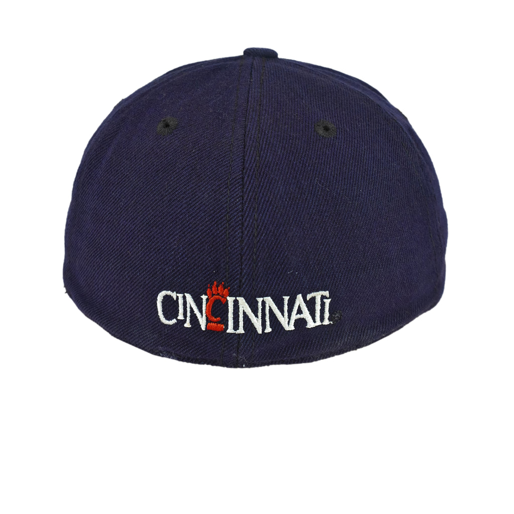 NCAA - Cincinnati Bearcats Embroidered Logo Fitted Hat 1990s OSFA Vintage Retro