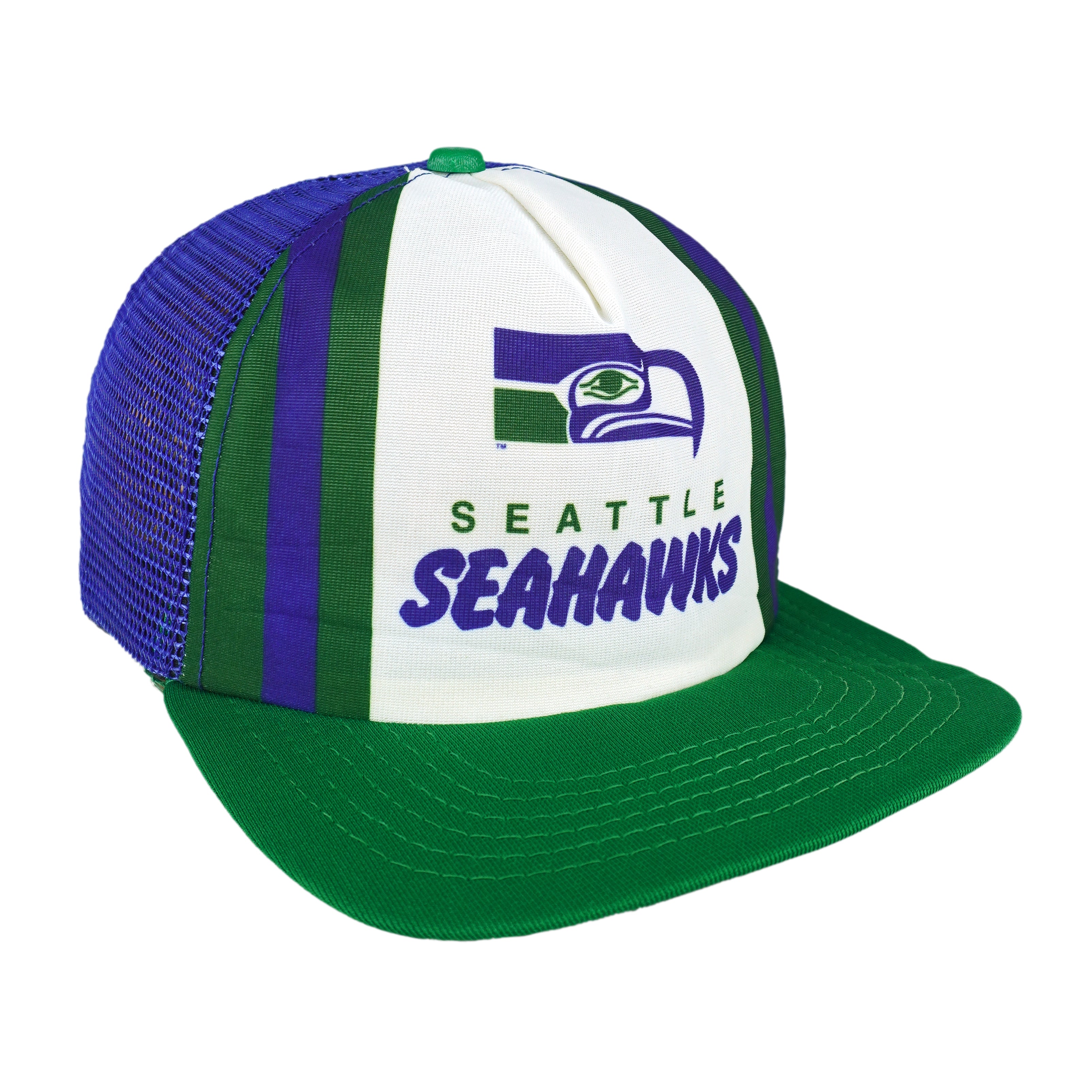 NFL (New Era) - Seattle Seahawks Snapback Trucker Hat 1990s Vintage Retro Football