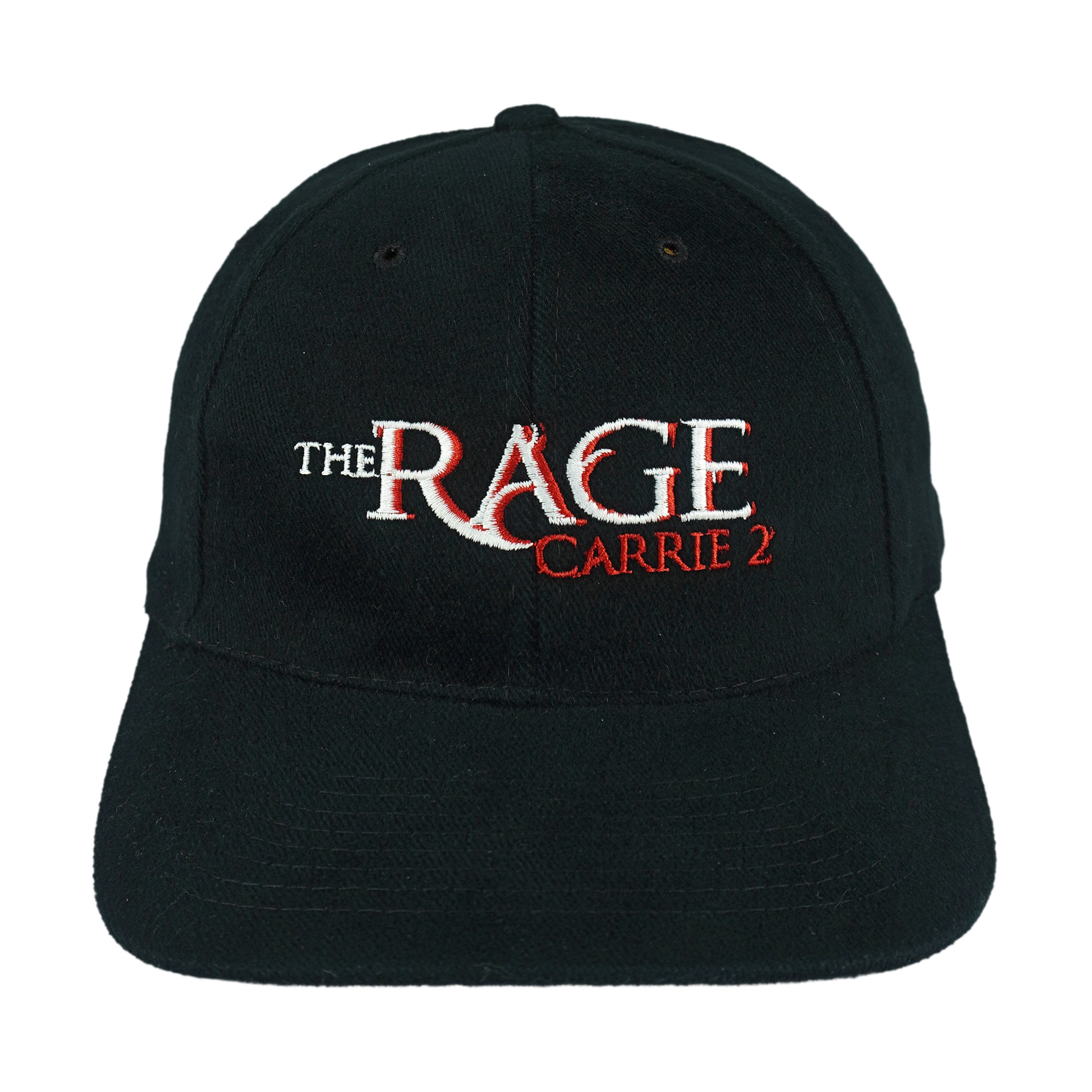 Vintage (Nissin)- The Rage Carrie 2 Movie Spell-Out Snapback Hat 1990s OSFA Vintage Retro
