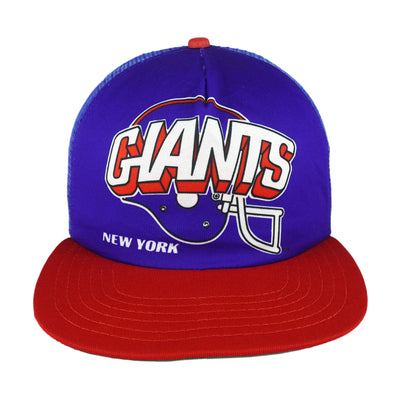 NFL (New Era) - New York Giants Snapback Trucker Hat 1990s OSFA