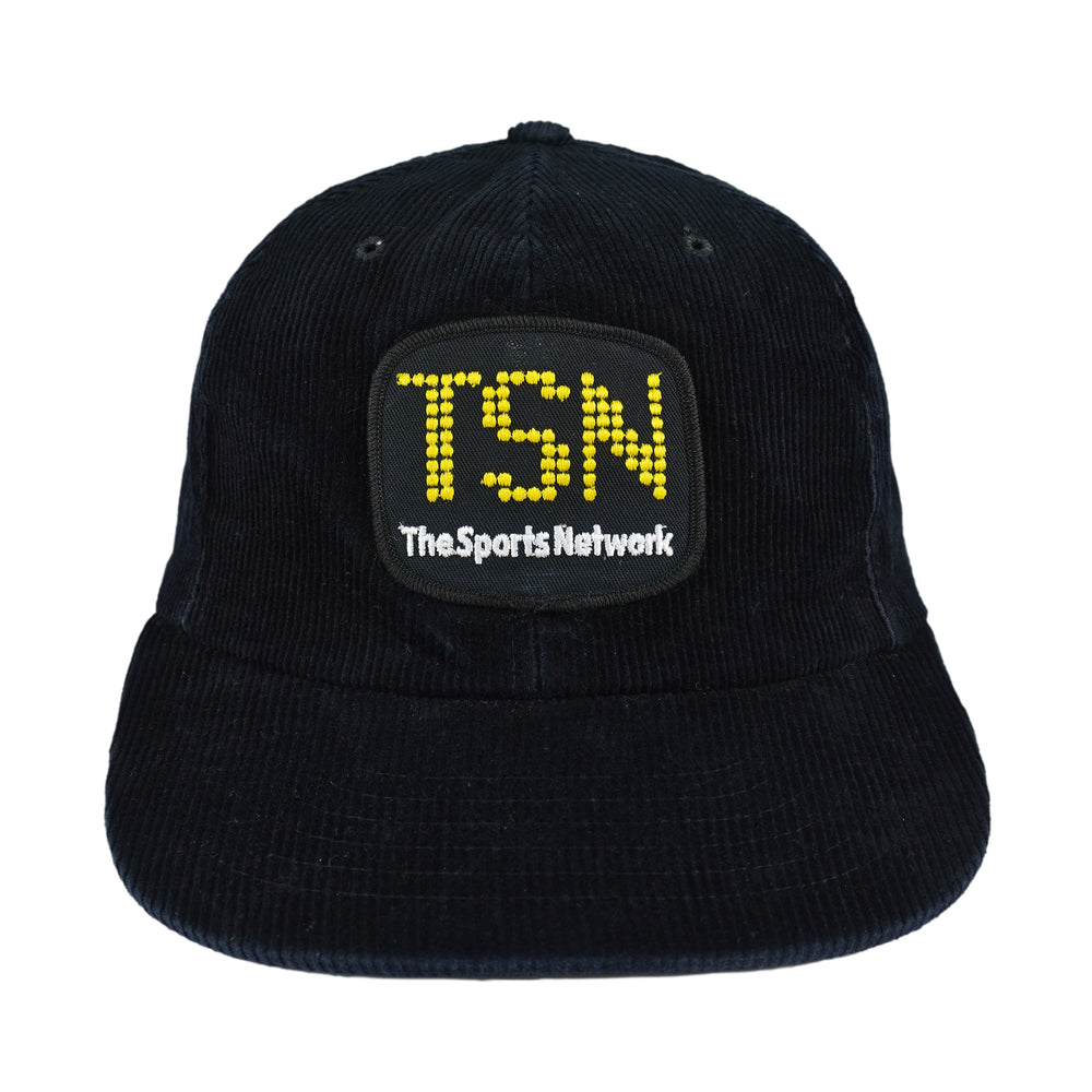 Vintage - TSN The Sports Network Corduroy Snapback Hat 1990s OSFA Vintage Retro